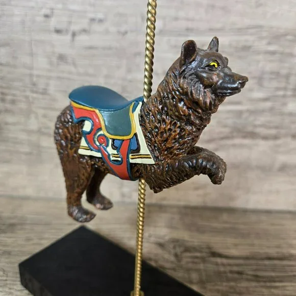 The Dancing Bear - 6th Art of The Carousel Hamilton Collection Limited Ed *READ - Picture 4 of 10